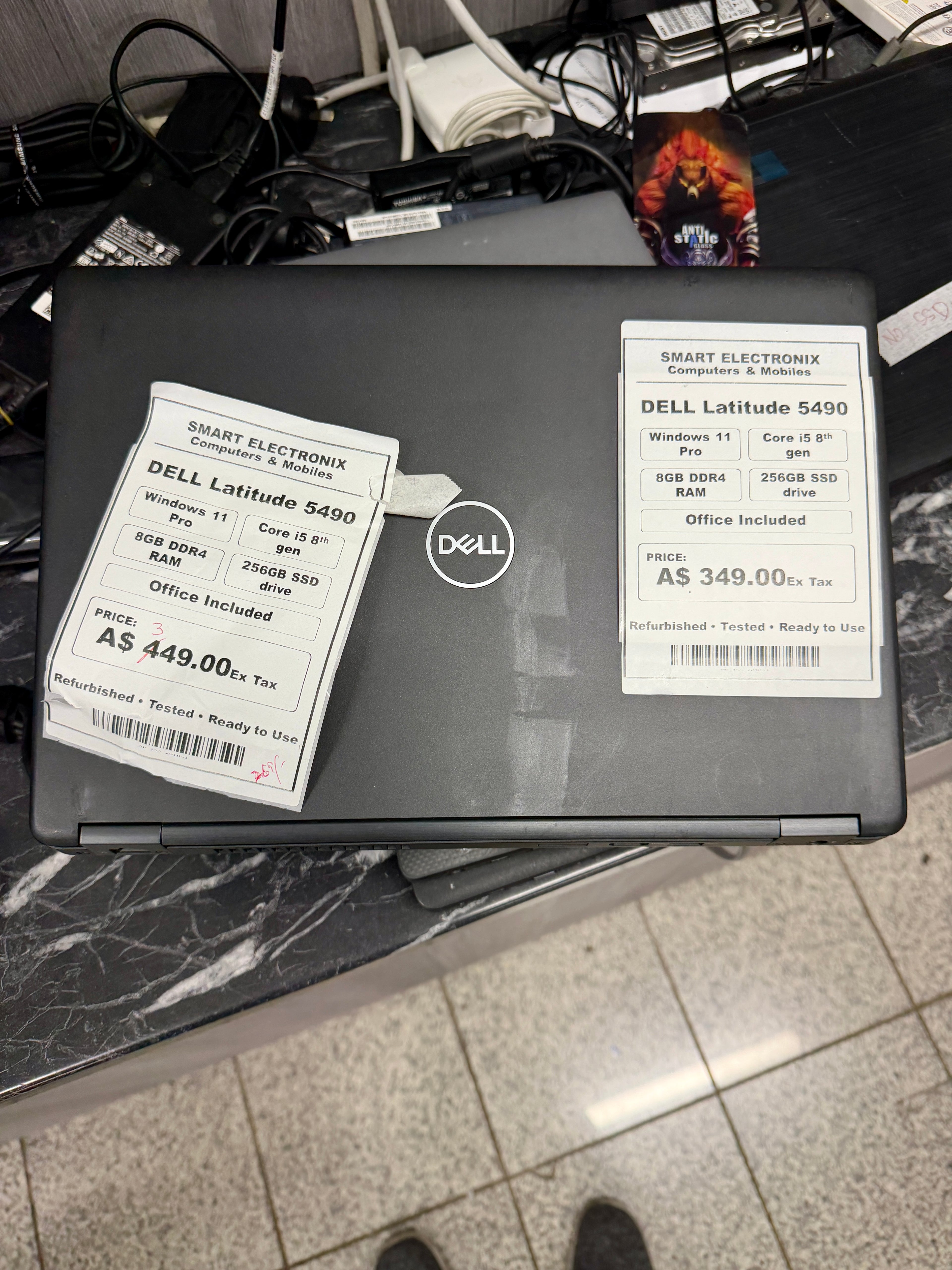 Refurbished Dell Latitude 5490 14" FHD | 8GB RAM | 256GB SSD | Core i5 8th Gen | Windows 11 Pro