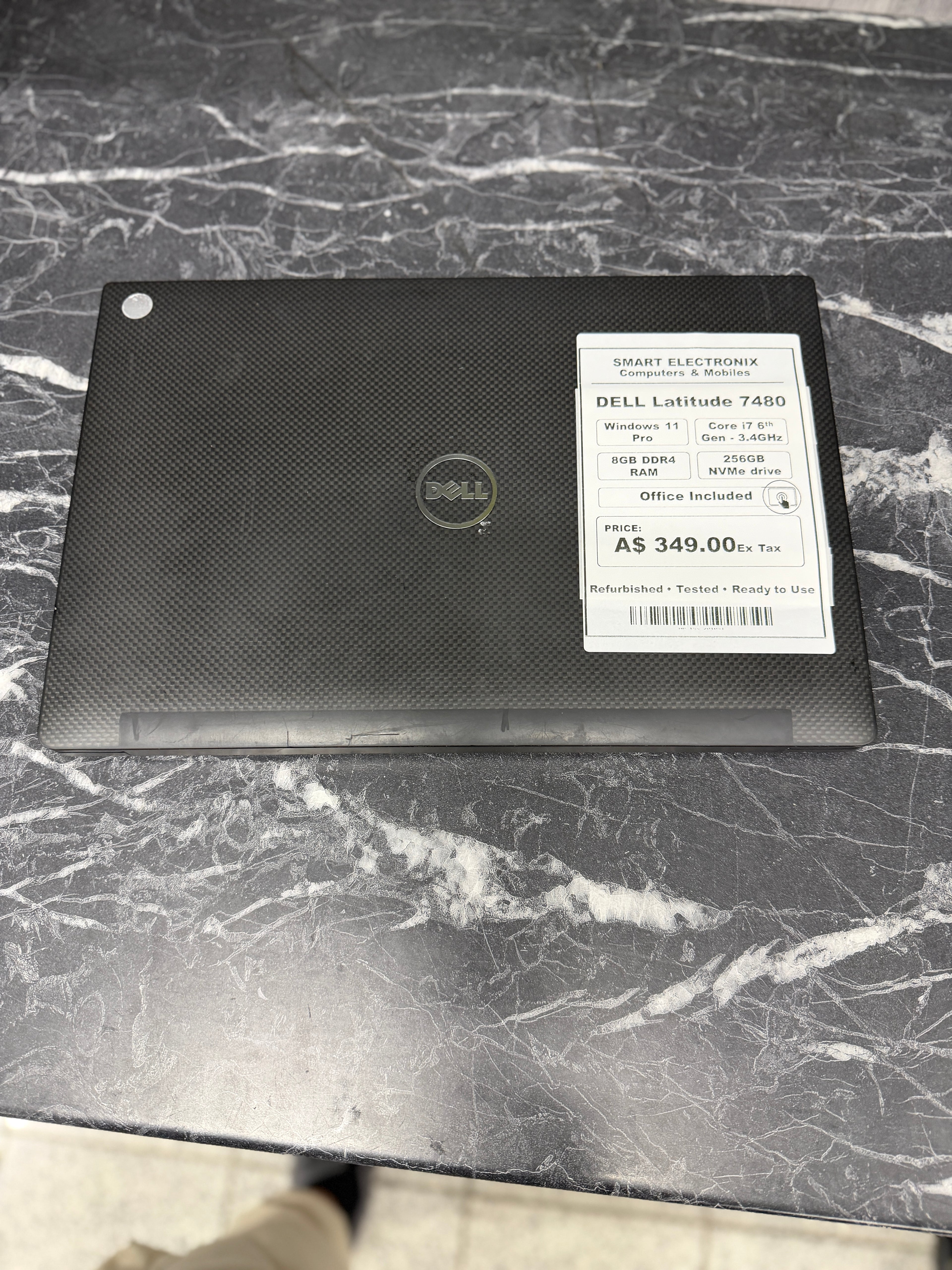 Refurbished Dell Latitude 7480 14" FHD Touch | 8GB RAM | 256GB SSD | Intel Core i7 | Windows 11 Pro