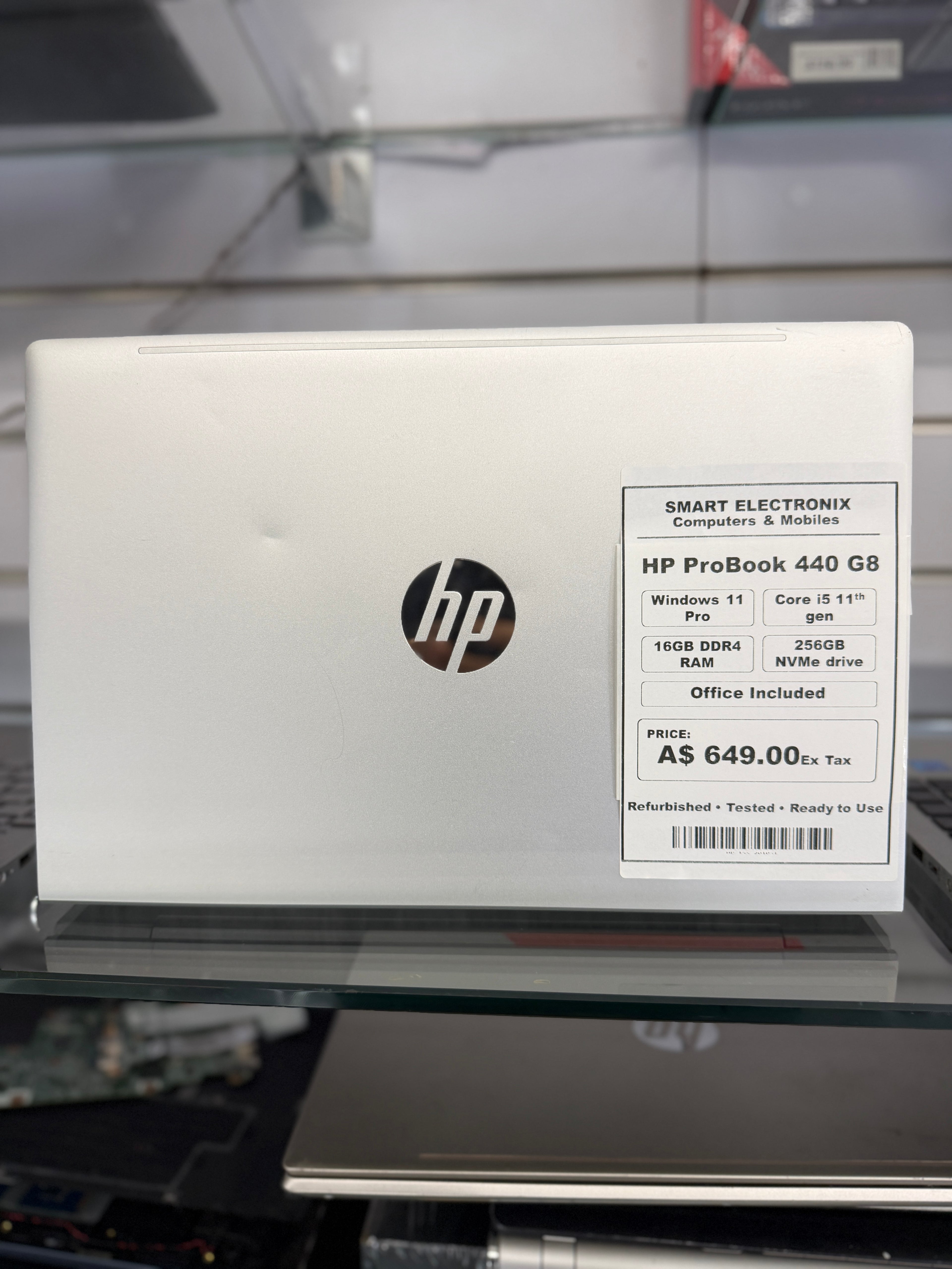 Refurbished HP ProBook 440 G8 14" FHD | 16GB RAM | 256GB SSD | Core i5 | Windows 11 Pro
