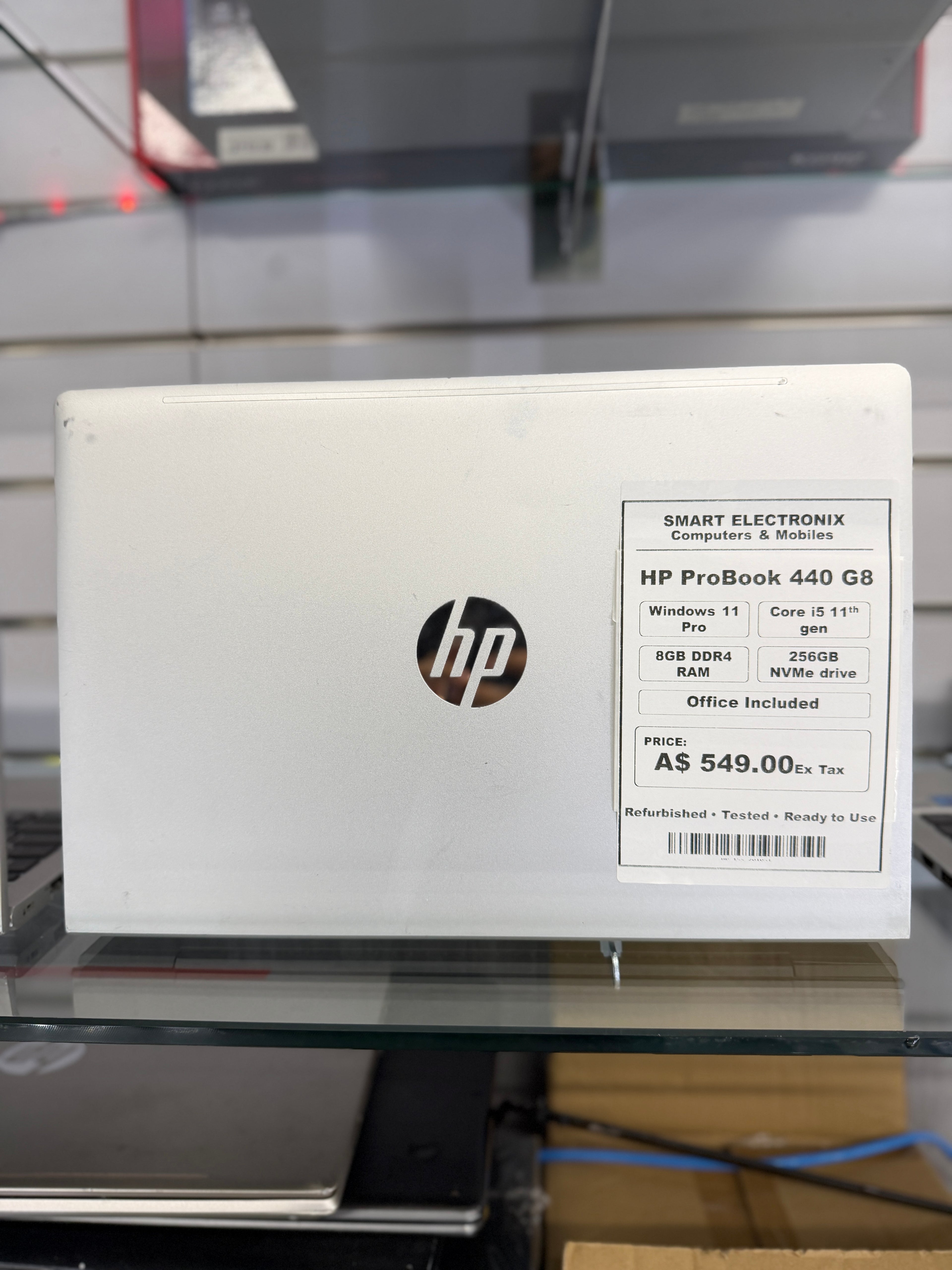 Refurbished HP ProBook 440 G8 14" FHD | 8GB RAM | 256GB SSD | Core i5 | Windows 11 Pro