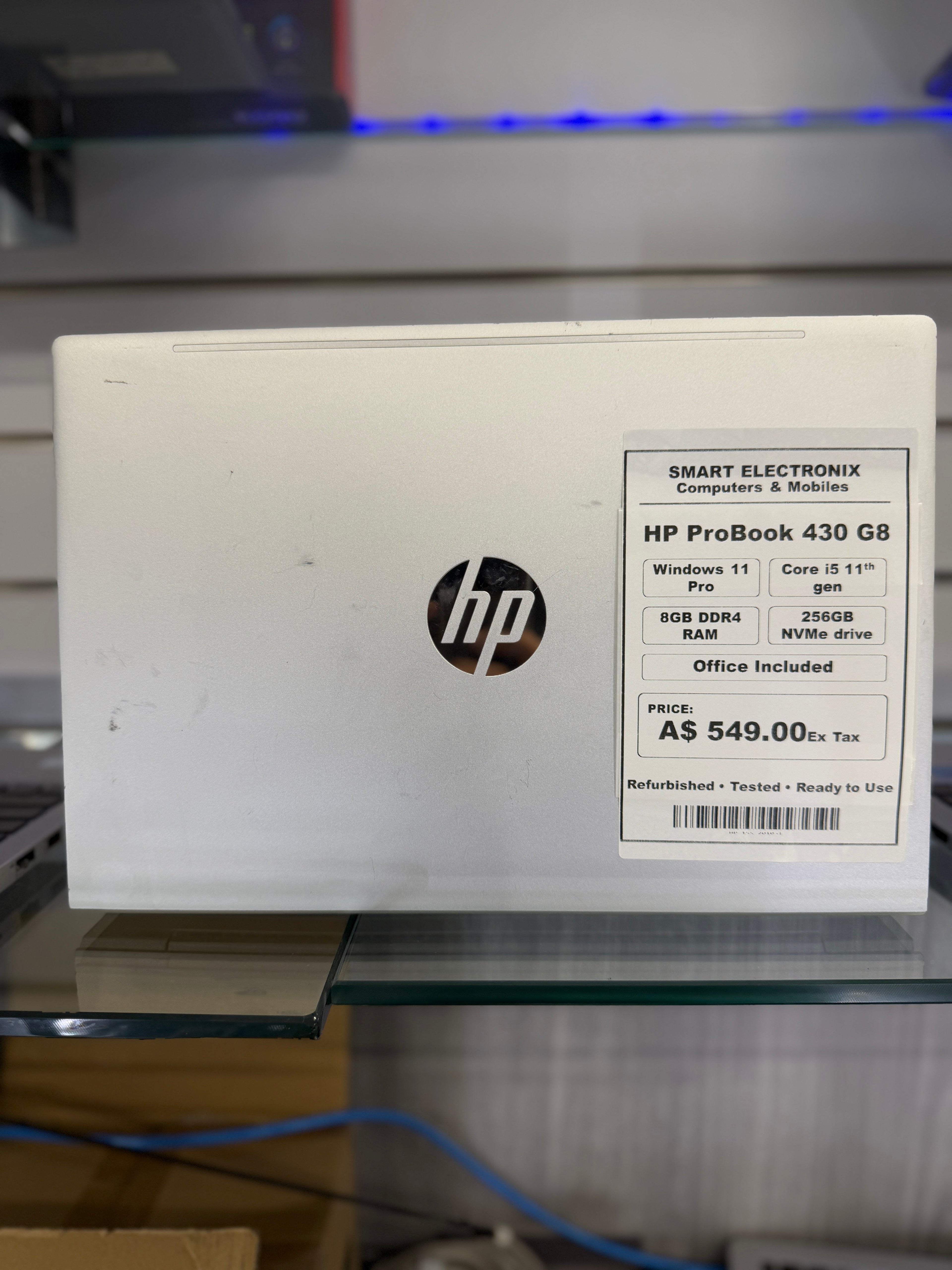 Refurbished HP ProBook 430 G8 13.3" FHD | 8GB RAM | 256GB SSD | Core i5 | Windows 11 Pro
