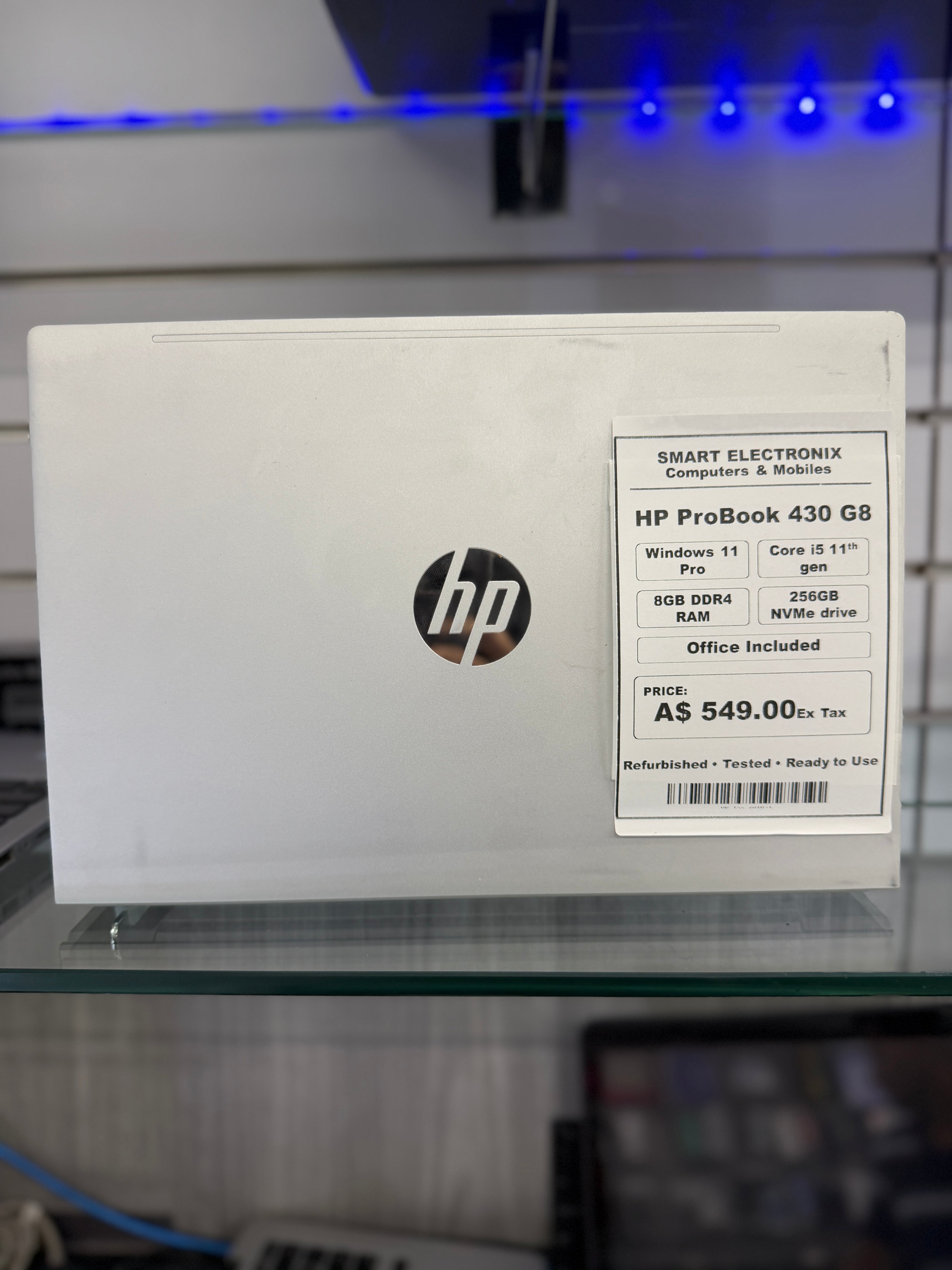 Refurbished HP ProBook 430 G8 13.3" FHD | 8GB RAM | 256GB SSD | Core i5 | Windows 11 Pro