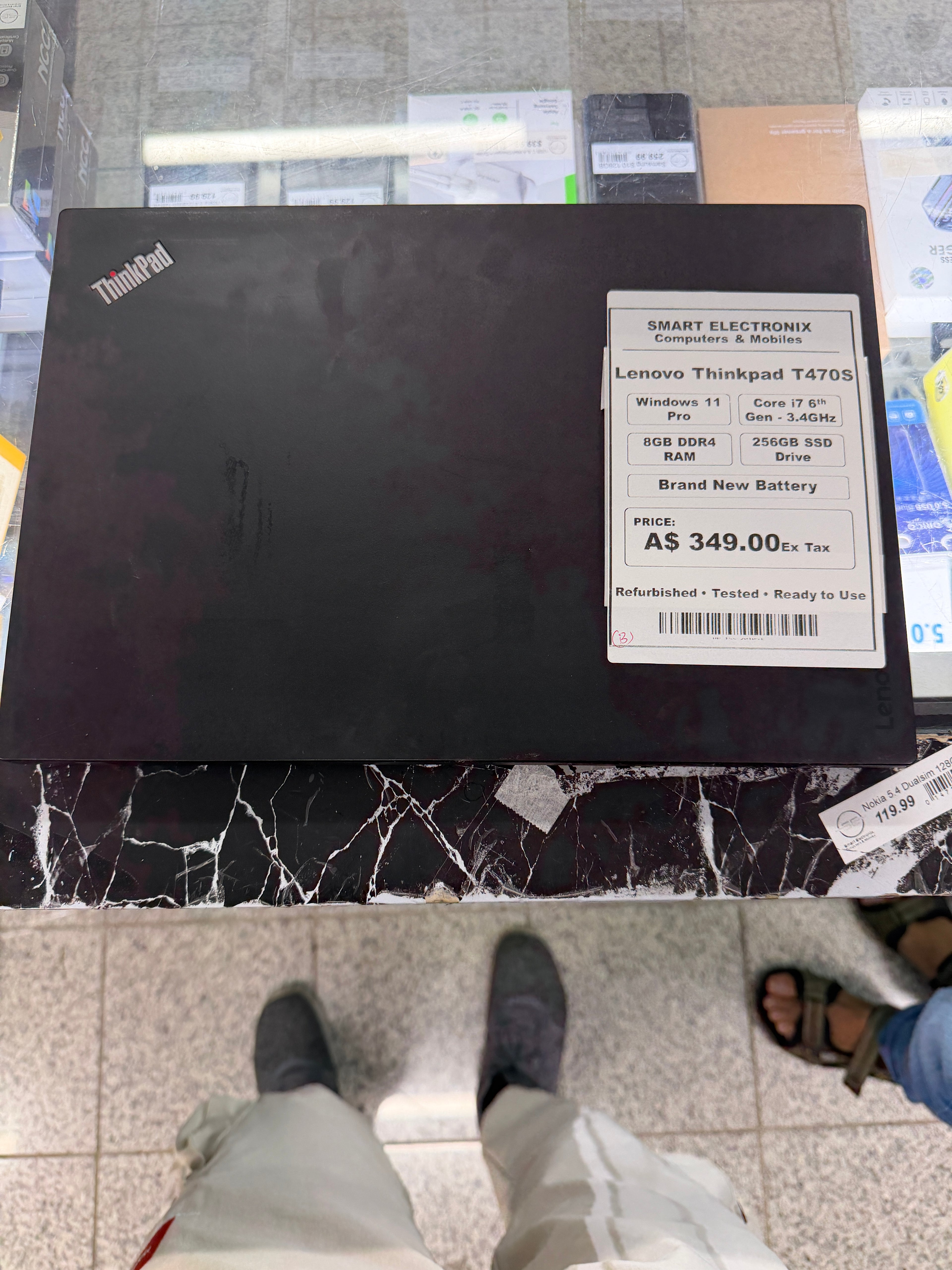 Refurbished Lenovo ThinkPad T470s 14" FHD | 8GB RAM | 256GB SSD | Core i7 | Windows 11 Pro