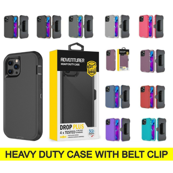 Adventurer Heavy Duty Rugged Case Cover For iPhone 12 PRO MAX