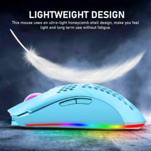 Gaming Mouse Wired Lightweight Ergonomic RGB LED Backlit Gamer Laptop PC PS4 MAC
