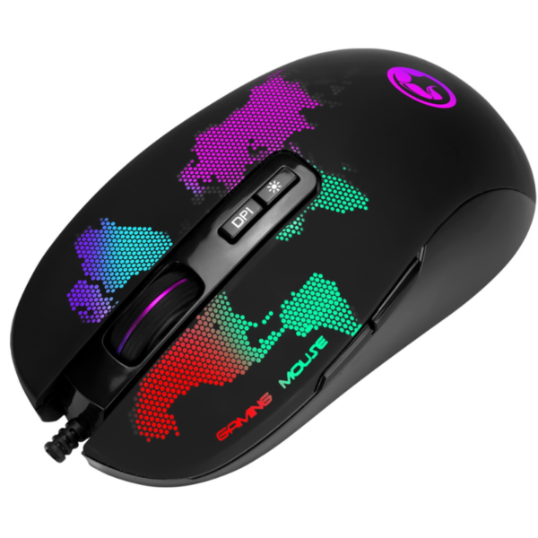 Marvo Scorpion M422 USB RGB LED Black Programmable Gaming Mouse - Image 2