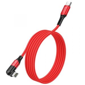 HOCO Charging Cable U100 Orbit Type C to Lightning Red