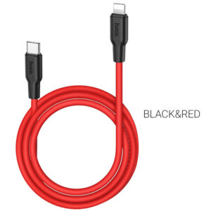 HOCO Charging Cable X21 Plus PD Type-C to Lightning Red 1M
