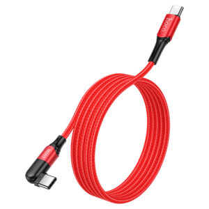 Hoco Charging Cable U100 Orbit Type C to Type C Red 1.5M