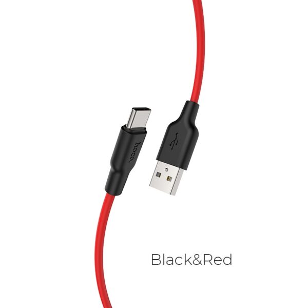 Hoco Charging Cable X21 Plus Type-C Red 2M