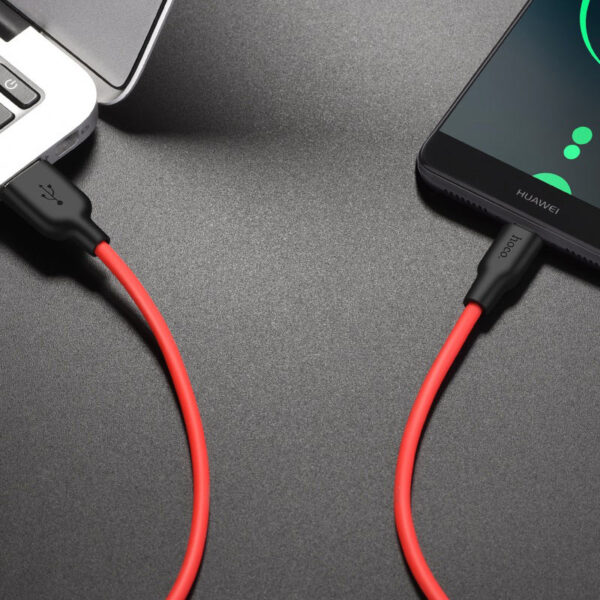 Hoco Charging Cable X21 Plus Type-C Red 2M