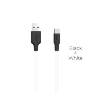 Hoco Charging Cable X21 Silicone Type-C White 1M