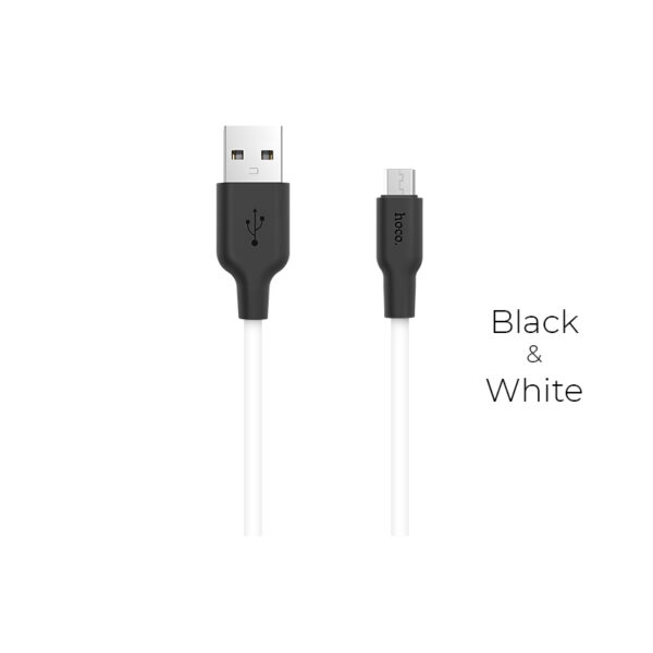 Hoco Charging Cable X21 Silicone White 1M