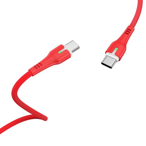 Hoco Charging Cable X45 Surplus Type-C To Type-C Red 1M