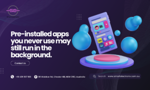 Pre-installed apps you never use may still run in the background.
