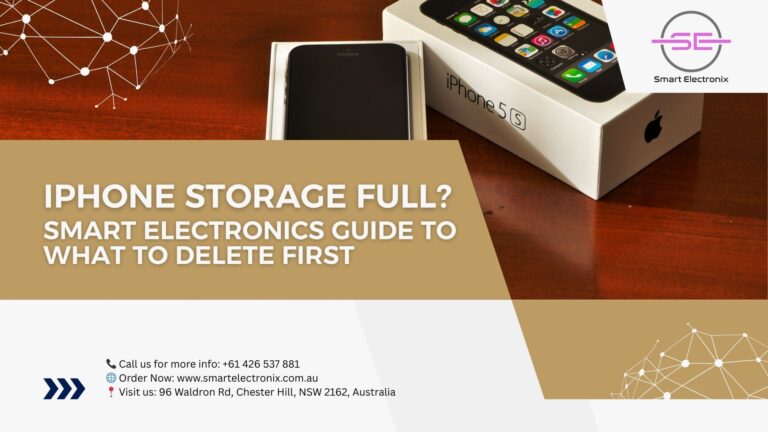 iPhone Storage Full? Smart Electronics Guide to What to Delete First – Smart Electronix Tips
