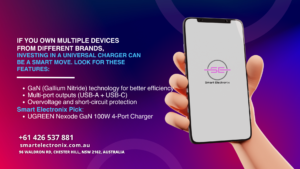 If you own multiple devices from different brands, investing in a universal charger can be a smart move. Look for these features