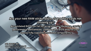 Are your new RAM sticks, SSDs, or graphics cards not showing up? techgroomers