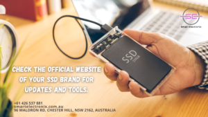 Check the official website of your SSD brand for updates and tools.