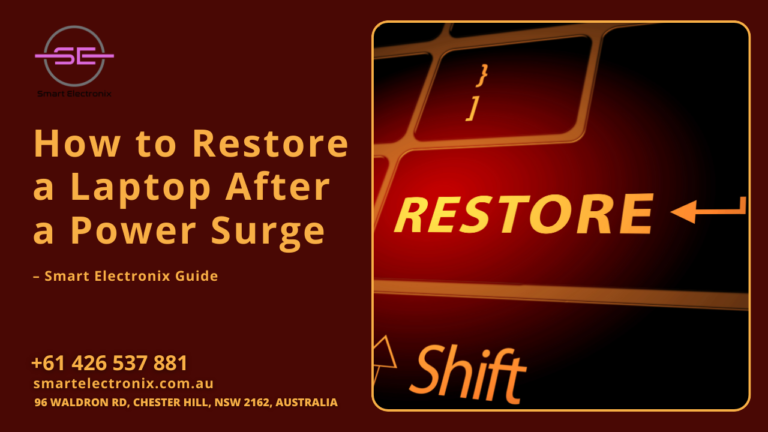 How to Restore a Laptop After a Power Surge – Smart Electronix Guide