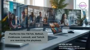 Platforms like TikTok, BeReal, Clubhouse, Lemon8, and Twitch are rewriting the playbook.