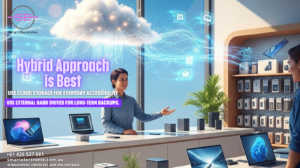 the best option is a hybrid approach—using cloud storage for everyday accessibility and external hard drives for long-term backups.