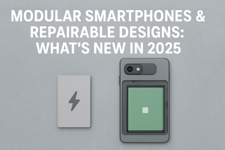 Modular Smartphones AndRepairable Designs: What’s New in 2025