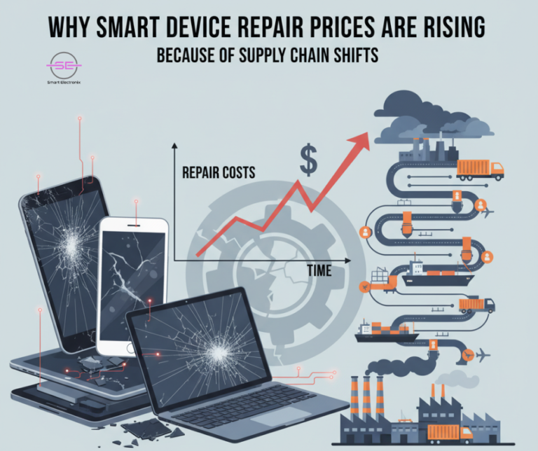 Why Smart Device Repair Prices Are Rising Because of Supply Chain Shifts