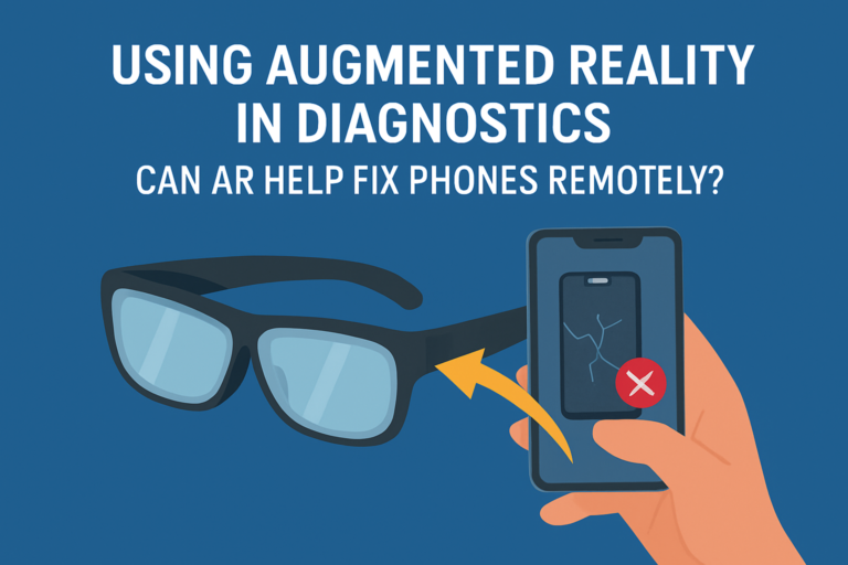 Using Augmented Reality in Diagnostics: Can AR Help Fix Phones Remotely?