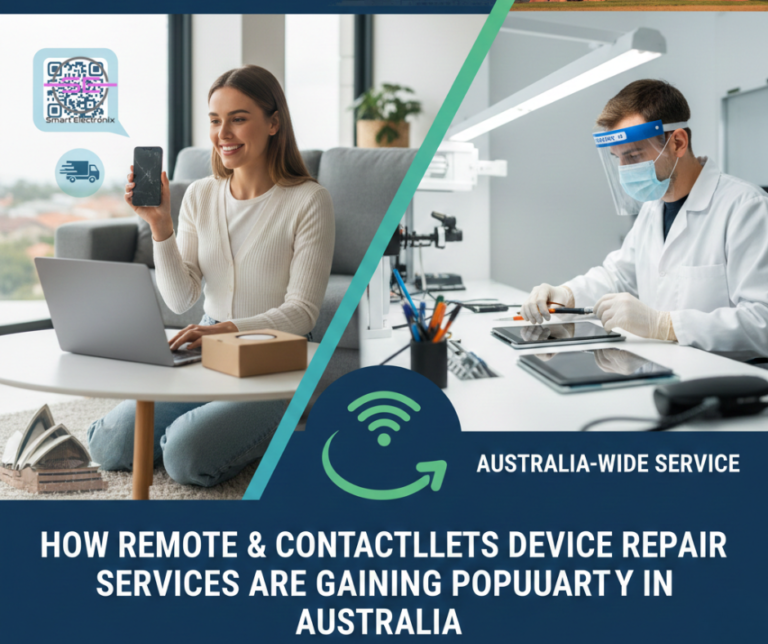 How Remote & Contactless Device Repair Services Are Gaining Popularity in Australia