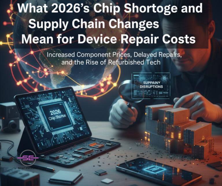 What 2026’s Chip Shortage and Supply Chain Changes Mean for Device Repair Costs