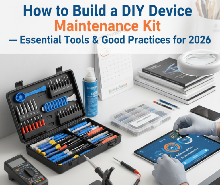 How to Build a DIY Device Maintenance Kit — Essential Tools & Good Practices for 2026