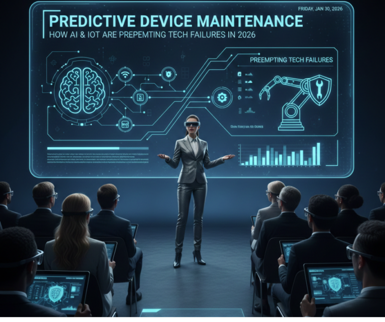 Predictive Device Maintenance: How AI and IoT Are Preempting Tech Failures in 2026